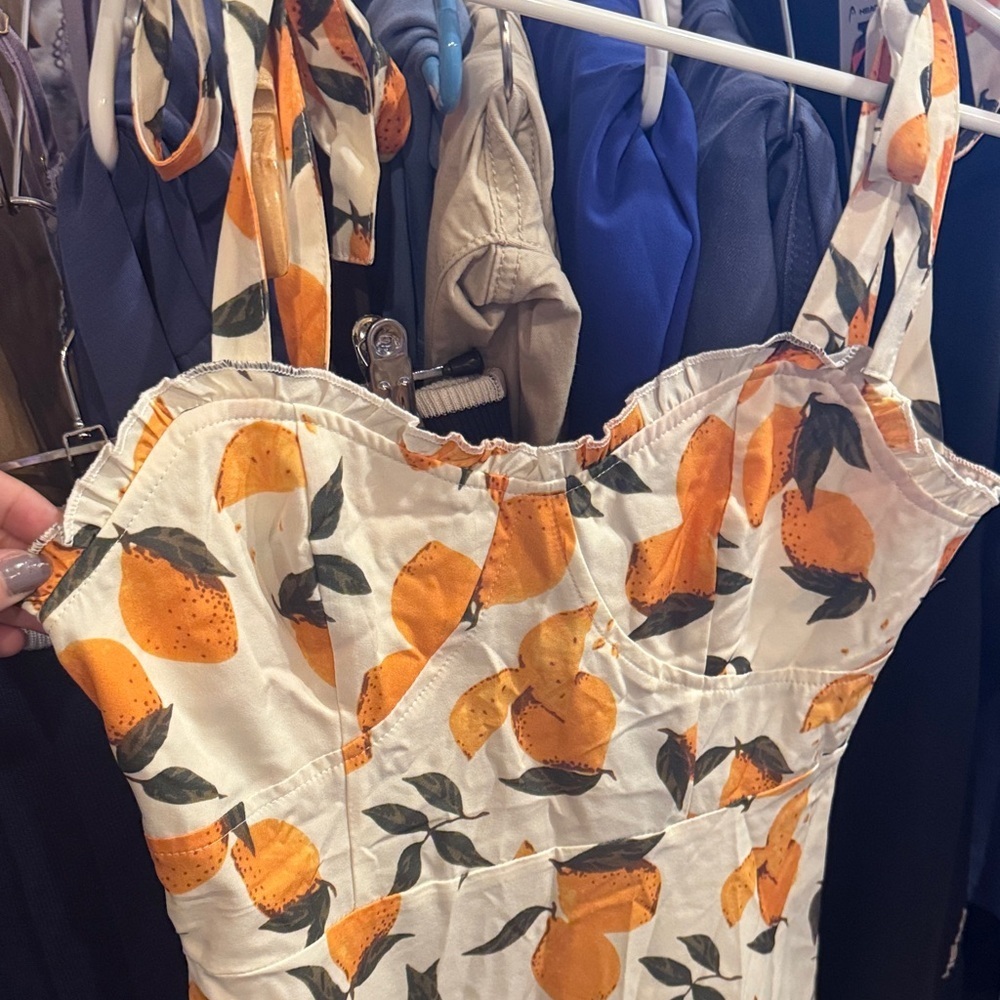 Cider • NWT Fruit Print Dress PTP 15”-17” - Picture 5 of 6